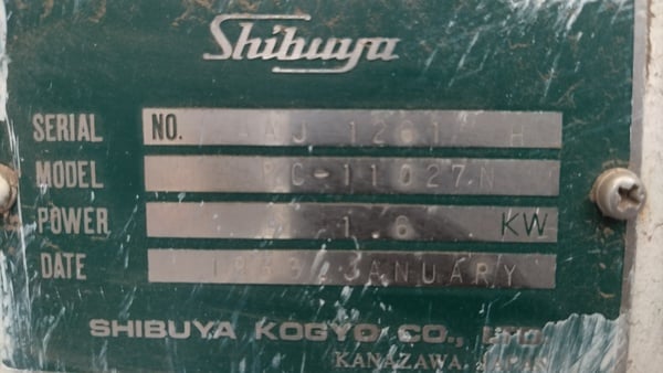 Shibuya #PC-11027, Pasteurizer, 42" x 11' L, 3-zone, Draper Belt, 1989 - Image 9