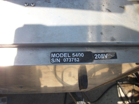 Markem #5400, Inkjet Coding System, 2.56" print H, 47.25" print L, 180 FPM, 208 VAC, 2022 - Image 4