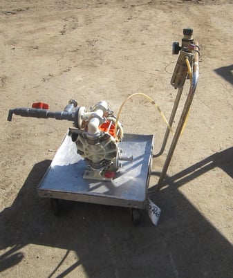 1" Wilden #M-2, Diaphragm Pump, PPL, 37 GPM, 110 PSI - Image 1