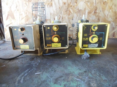 LMI, Chemical Metering Pump, 4 GPH, 100 PSI, 120 V. - Image 1