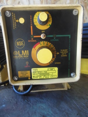 LMI, Chemical Metering Pump, 4 GPH, 100 PSI, 120 V. - Image 4