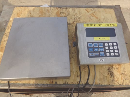 GSE Scale Systems #550, Programmable Scale, digital weight indicator, 13-3/4" x 12-1/4" S/S Platform - Image 4