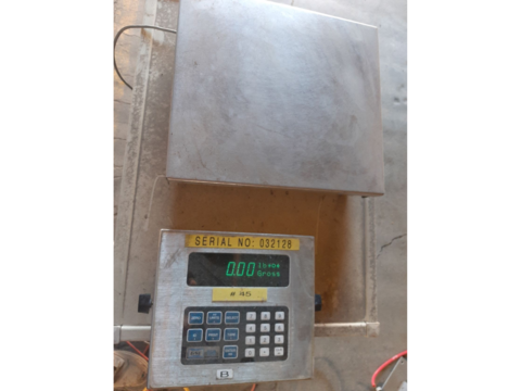 GSE Scale Systems #550, Programmable Scale, digital weight indicator, 13-3/4" x 12-1/4" S/S Platform - Image 5