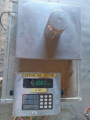 GSE Scale Systems #550, Programmable Scale, digital weight indicator, 13-3/4" x 12-1/4" S/S Platform - Image 6