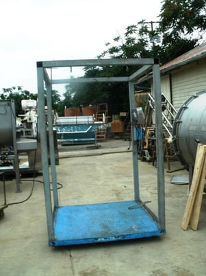 0.5-5000 lb. Weigh Tronix #DSL-6060-05, Carbon Steel Platform/Supersack Back Scale, 60" x 60" platform - Image 3