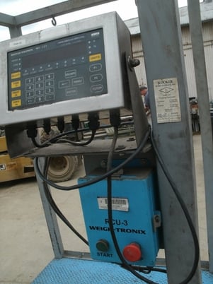 0.5-5000 lb. Weigh Tronix #DSL-6060-05, Carbon Steel Platform/Supersack Back Scale, 60" x 60" platform - Image 4