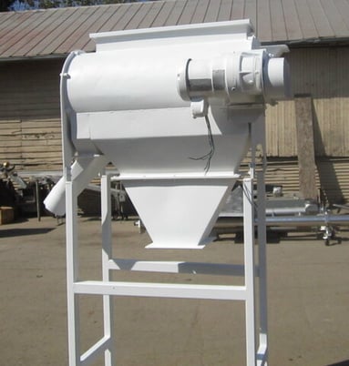 16" x 36" Kice #EA-36, Rotary Sifter, carbon steel, 5" x 6" top inlet, 5" oversie discharge, 8" x 8" fined - Image 1