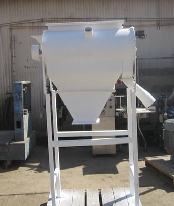 16" x 36" Kice #EA-36, Rotary Sifter, carbon steel, 5" x 6" top inlet, 5" oversie discharge, 8" x 8" fined - Image 3