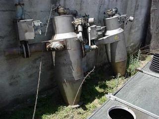 18" Semco, Cyclone Separator, Stainless Steel, 18" diameter x 2' straight side w/70-deg cone, 7" diameter - Image 1