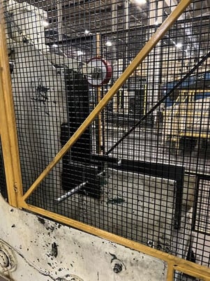 10000 lb. Perfecto, cradle straightener, 18" x .312", 7-roll straightener, coil cradle w/hold down - Image 7