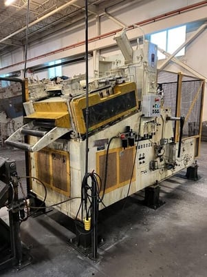 10000 lb. Perfecto, cradle straightener, 18" x .312", 7-roll straightener, coil cradle w/hold down - Image 9