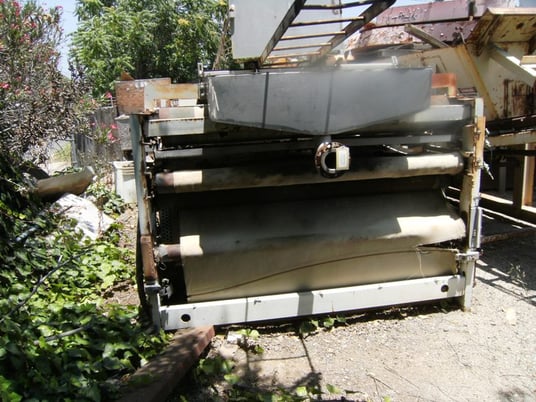 Komline Sanderson #GMD-2/0, belt filter pres, 2 meter, 2 HP, DC main, 1 HP, DC feeder - Image 4