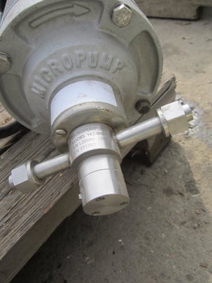 .37" Micro Gear Pump #142-000-110, Stainless Steel, 0.5 HP, 208/230/460V, 3450 RPM - Image 2