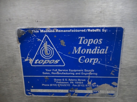 Topos Mondial #U20, doug Pump, 6" Inlet x 4" Outlet, 60" x 42" x 30" deep hopper, 6" diameter x 7' L auger - Image 6