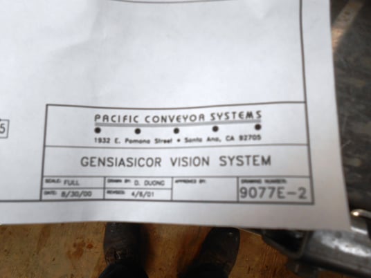 Keyence #CV-551, Barcode Reader w/camera & stand - Image 7