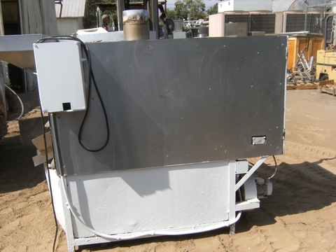 Rotary Drum Roaster, 30" diameter X 48" L, 8" x 6" inlet, 13" x 11" discharge, gas burner w/2" x 2" x 46" - Image 3