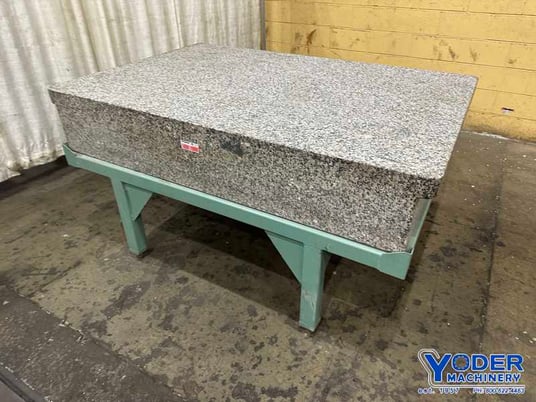 48" x 72" x 12" Surface Combustion plate, gray black, sits on 4 leg steel stand - Image 4