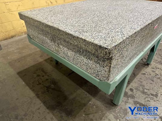 48" x 72" x 12" Surface Combustion plate, gray black, sits on 4 leg steel stand - Image 5