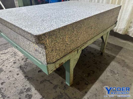 48" x 72" x 12" Surface Combustion plate, gray black, sits on 4 leg steel stand - Image 7