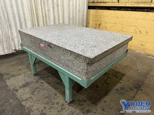 48" x 72" x 12" Surface Combustion plate, gray black, sits on 4 leg steel stand - Image 8