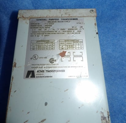 2 KVA 240x480 Primary, 24x48 Secondary, Acme T-1-37922, 1 year warranty - Image 7