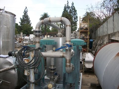 Liquid Filter Station, 9" diameter x 19" L Bag, 340 gallon tank, 4" diameter Inlet/outlet, 15 HP - - Image 2