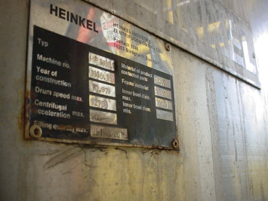 39" Heinkel #HF-1000.1, horizontal inverting, 100 HP variable frequency/15 HP variable frequency AQXIAL - Image 2