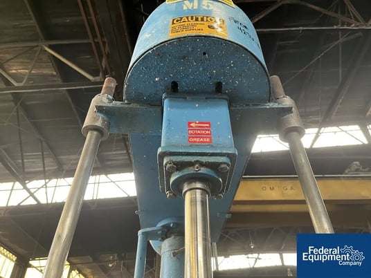 10 HP Shar, Disperser, Stainless Steel shaft and blade, 230/460 volt xp motor, mechanical variable speed - Image 7