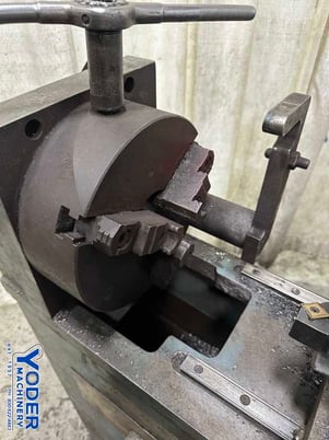 No. 76-JB-3 J.F. Burns, rotary bar end beveler, 3" @ 30&deg;, 350 RPM, 2 HP, 3-jaw chuck - Image 4