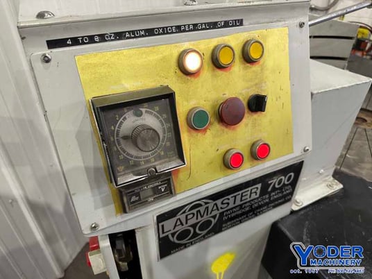 27-1/2" Lapmaster #700, precision lapping machine, vari-speed, 2 HP, 10-1/2 conditioning rings - Image 4