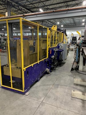 10000 lb. Colt #CSHCEJ-1000-12, heavy duty coil cradle & straightener comb., 12" W x .442" stock, 72" outside - Image 4