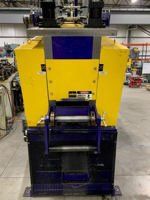 10000 lb. Colt #CSHCEJ-1000-12, heavy duty coil cradle & straightener comb., 12" W x .442" stock, 72" outside - Image 5