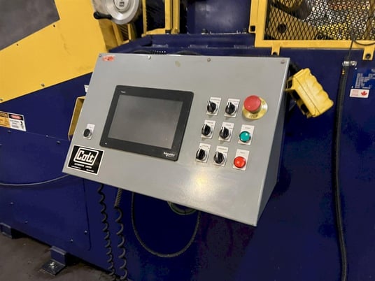 10000 lb. Colt #CSHCEJ-1000-12, heavy duty coil cradle & straightener comb., 12" W x .442" stock, 72" outside - Image 7