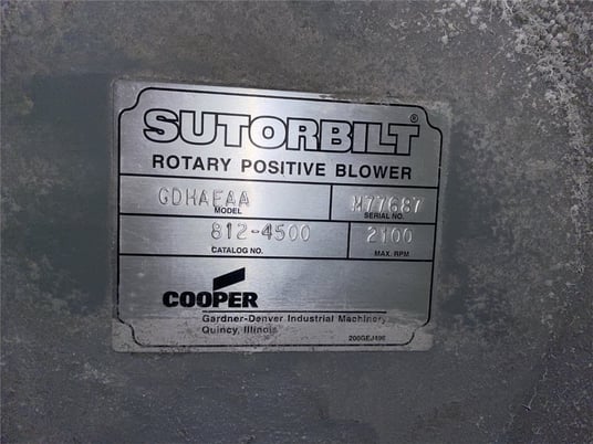 MAC #52AALSS, vacuum conveyor, 125 HP Baldor motor, 1760 RPM - Image 7