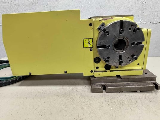 8" Nikken #CNC-200-LFA, 4th Axis CNC rotary table, Siemens Servo motor, 2005 - Image 2
