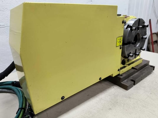 8" Nikken #CNC-200-LFA, 4th Axis CNC rotary table, Siemens Servo motor, 2005 - Image 4