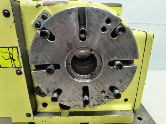 8" Nikken #CNC-200-LFA, 4th Axis CNC rotary table, Siemens Servo motor, 2005 - Image 7