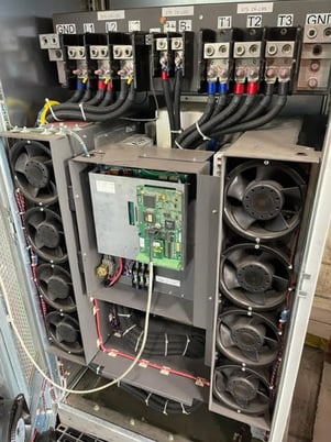 300/350 HP Baldor, VE0709B00, VFD drives, 460 VAC input, 0-1000 Hertz (2 available) - Image 1