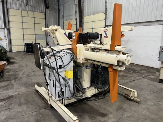 4000 lb. Feed-Lease #DAPR-4M-24, double end motorized coil reel, 24" width, 72" outside dimensions, 16"-21" - Image 3