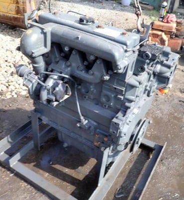 110 HP Perkins #1004-40T, Engine Assembly - Image 2