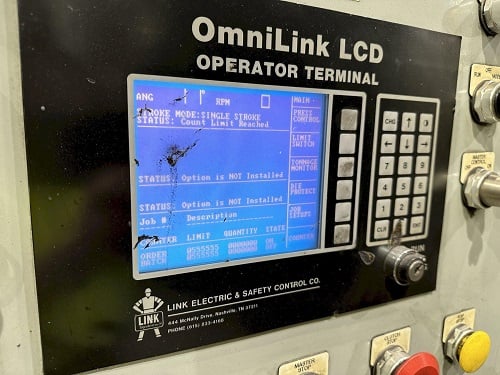 120 Ton, Niagara #E-110, OBS press, 6" stroke, 17.5" Shut Height, motorized adjustment, 30-60 SPM - Image 8