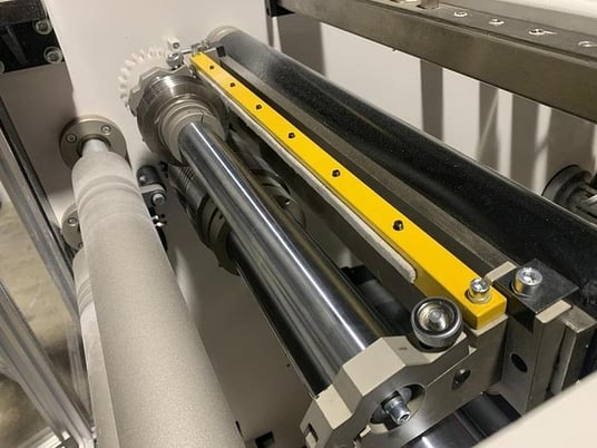 SRC Systems #SP06, 6 head spooling line, 19" spool diameter, 19" material width, 40" parent roll diameter - Image 6