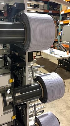 SRC Systems #SP06, 6 head spooling line, 19" spool diameter, 19" material width, 40" parent roll diameter - Image 8