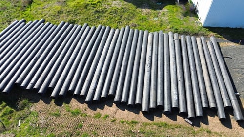 HDPE pipe, 40' +- length, 24" +- diameter pipe - Image 1