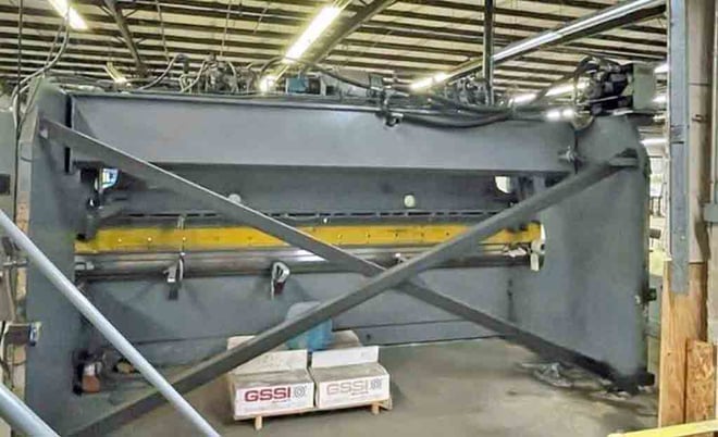 150 Ton, Pacific #K150-17.5, hydraulic press brake, 17.5' OA, 192" between housing - Image 4