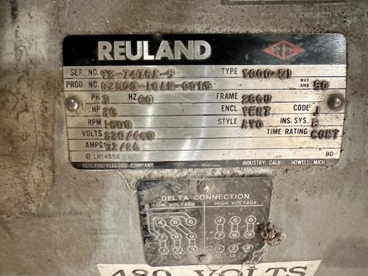 Rocheleu #R4, blow molder, single head, 10" x 10" usable platen size, 1994 - Image 2