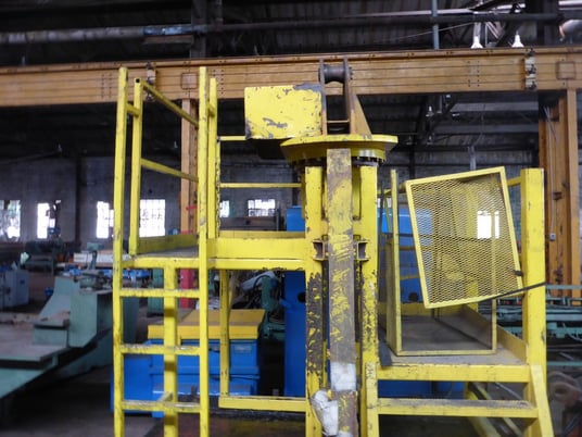 40000 lb. Custom, c-hook, 60" W, 84" OD, powered horizontal rotation, 54" arm length, 44" vertical throat - Image 4