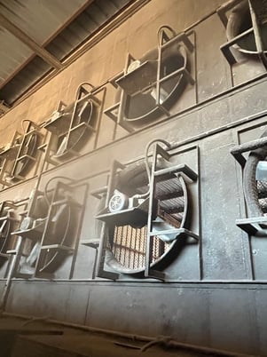 Bank of Kiln Fans, 4 banks of 15 fans - Image 1