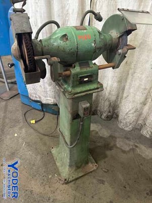 Albertson #SKC65AB48, double end grinder, 10" wheel diameter, 3/4 HP, 1725 RPM, eye shields - Image 1