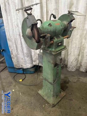 Albertson #SKC65AB48, double end grinder, 10" wheel diameter, 3/4 HP, 1725 RPM, eye shields - Image 6